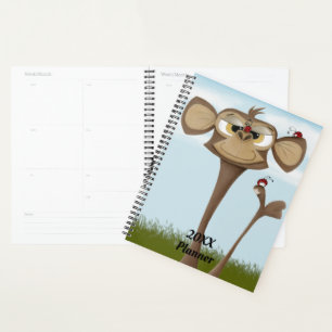 Silly Monkey and Ladybugs Planner
