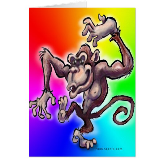 Silly Monkey Cards (Front)