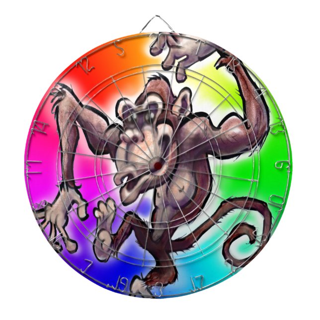 Silly Monkey Dart Board (Front)