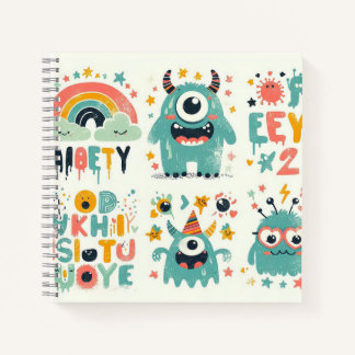  Silly Monster Parade – Colorful Creature Chaos Notebook