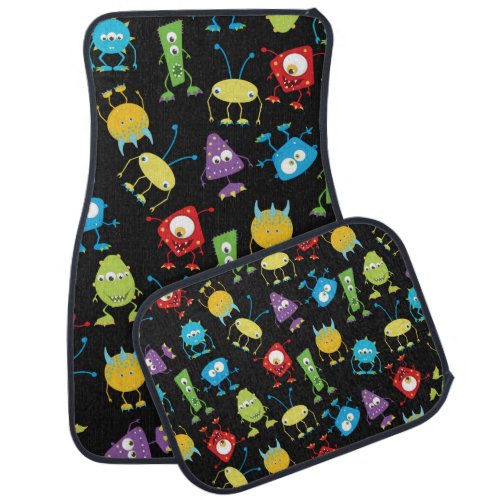 Silly Monsters Car Mats