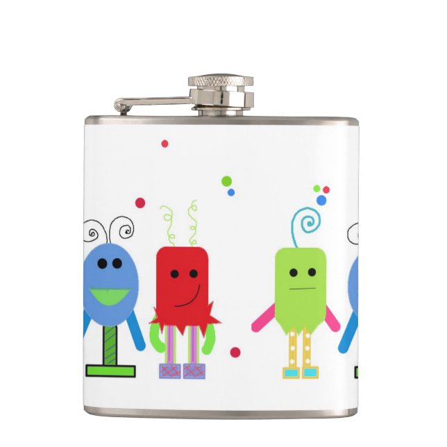 Silly Monsters Flask (Front)