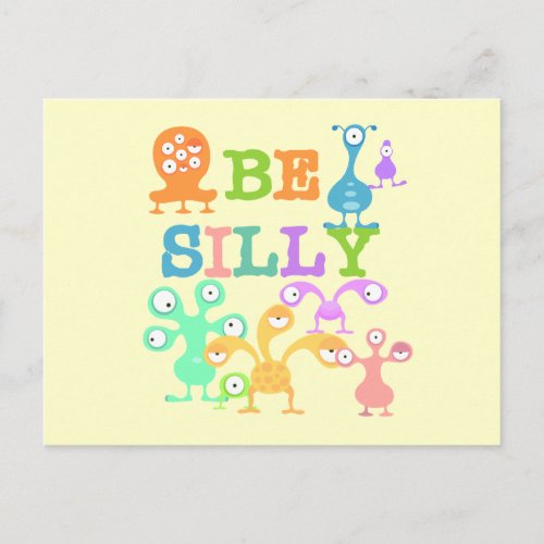 Silly Monsters Postcard