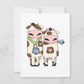 silly moo cow couple cartoon (Front)
