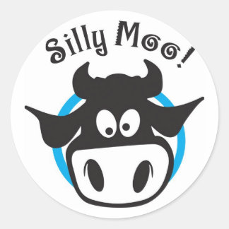 silly moo sticker