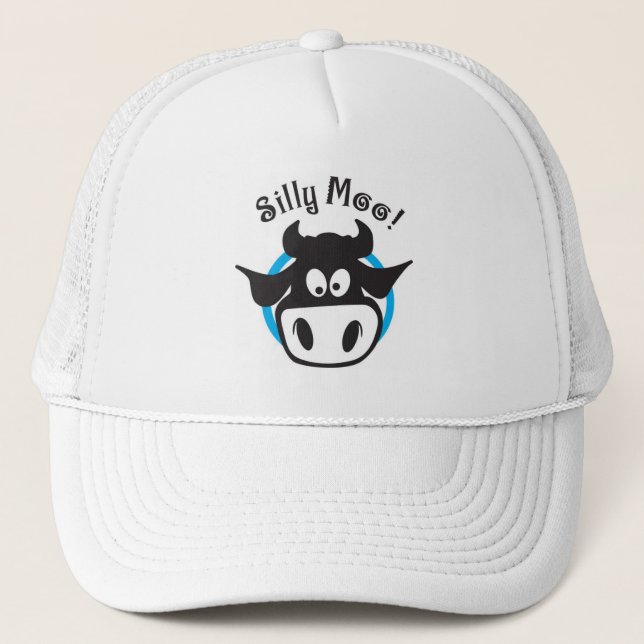 silly moo trucker hat (Front)