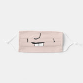 Silly Nose and Mouth Adult Cloth Face Mask (Front, Folded)