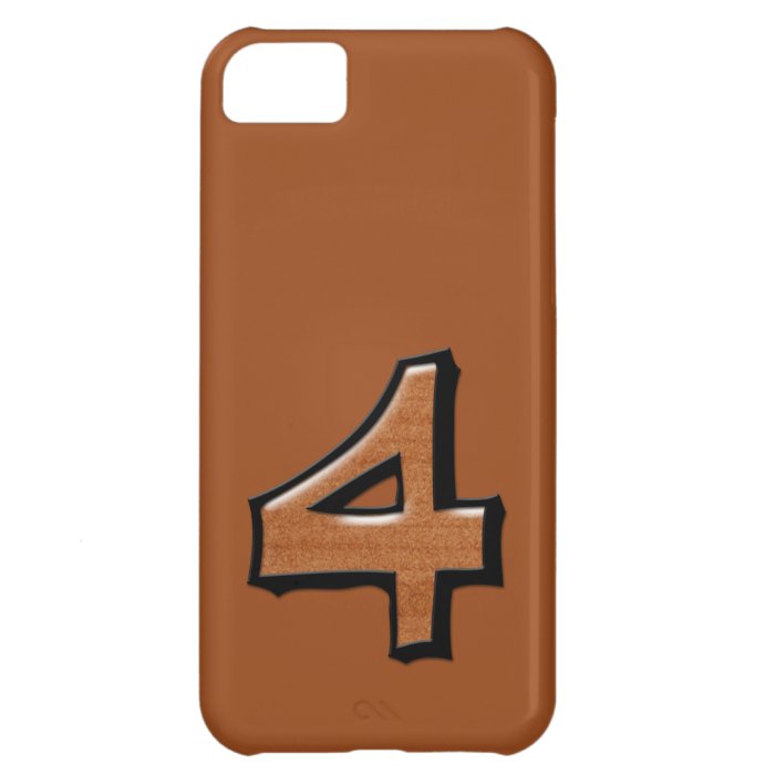 Silly Number 4 chocolate iPhone 5 Case Mate