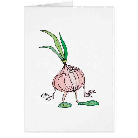 silly onion cartoon character cards (Front)
