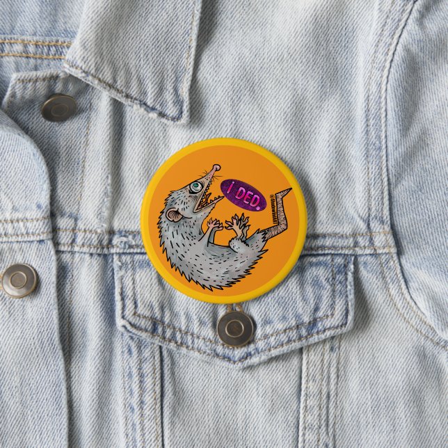 silly opossum button (In Situ)