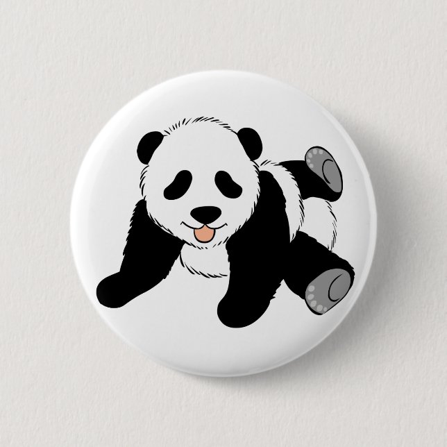 Silly Panda Button (Front)