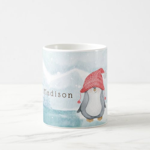 Silly Penguin Christmas Coffee Mug
