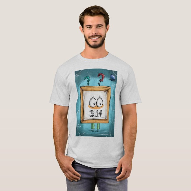 Silly Pi with Personality – 3.14 Gets Playful T-Shirt (Front Full)