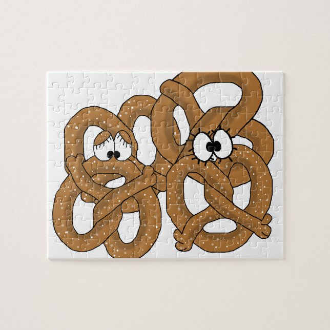 Silly Pretzel Puzzle   Customize It! (Horizontal)