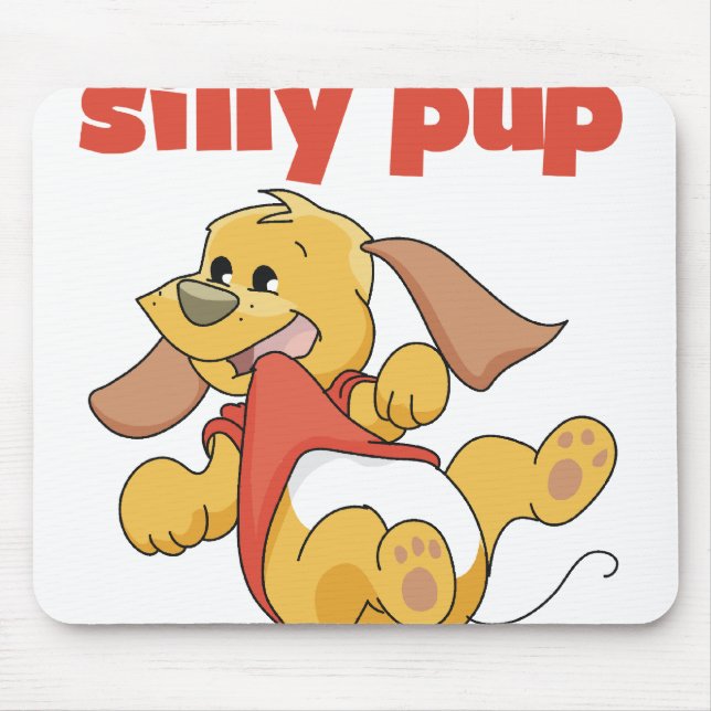 Silly Pup Mouse Pad (Front)