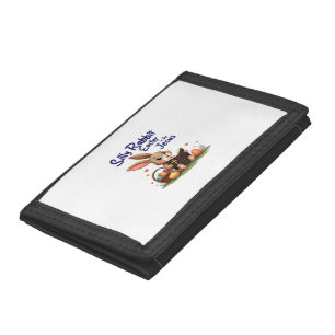 Silly Rabbit Easter Is for Jesus Christian Design Tri-fold Wallet