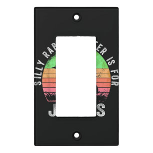 Silly Rabbit Easter is for Jesus Christian Religio Light Switch Cover