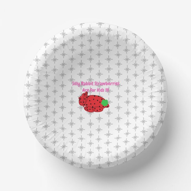 SILLY RABBIT PAPER BOWLS (Front)