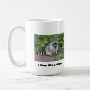 Silly Raccoon Coffee Mug