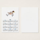 silly roadrunner bird cartoon (Front & Back)