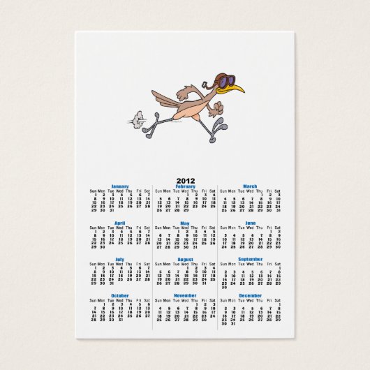 silly roadrunner bird cartoon (Front)