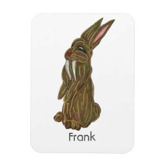 Silly Saber Tooth Rabbit Magnet