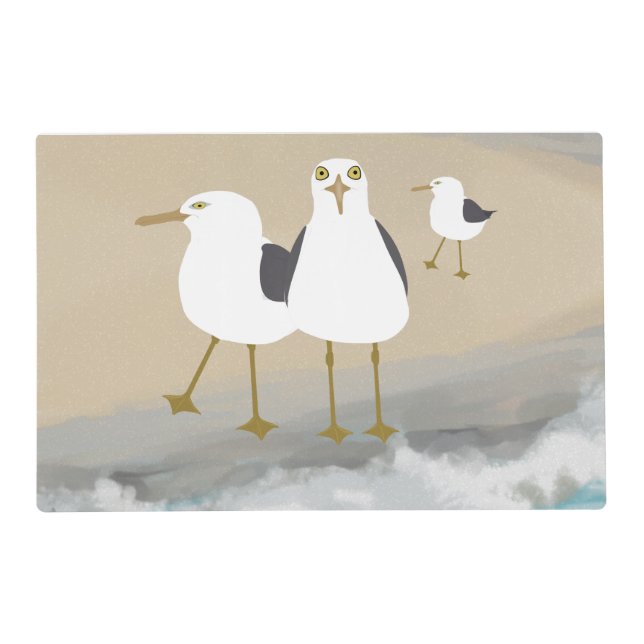 Silly Seagulls Placemat (Back)