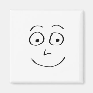 Silly Smile Doodlenut by Cussdum Designs Magnet