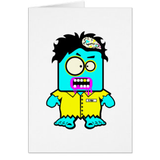 silly smyk zombie cartoon character cards