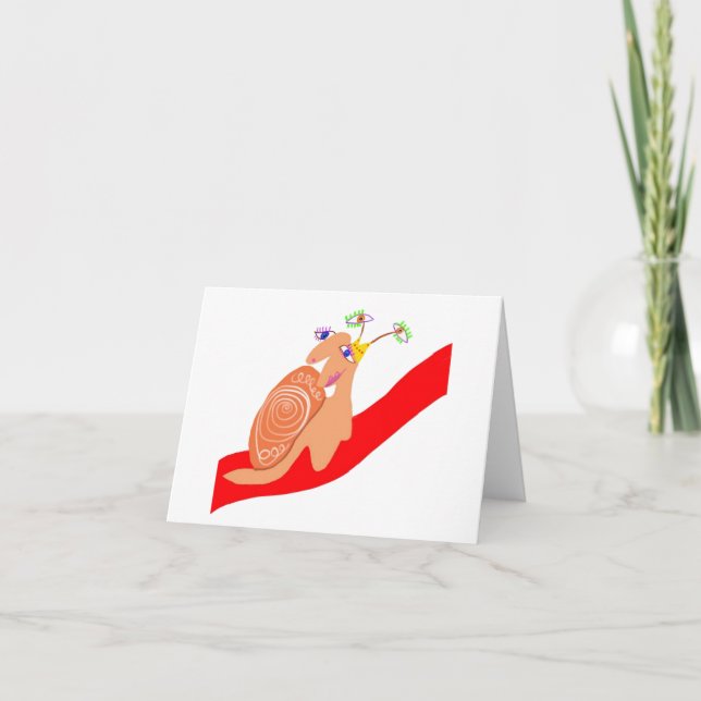 Silly Snail 🐌  Card (Front)