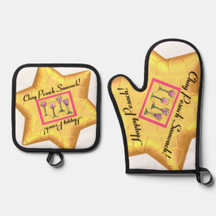 Silly Spectacular Passover, Pesach   Oven Mitt & Pot Holder Set