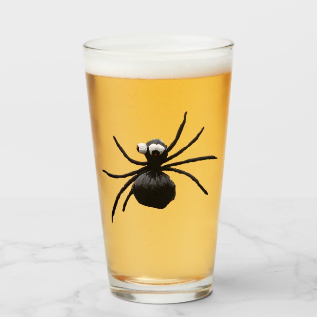 Silly Spider Glass Tumbler