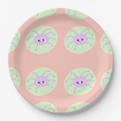 Silly Spider Pastel _ Paper Plate