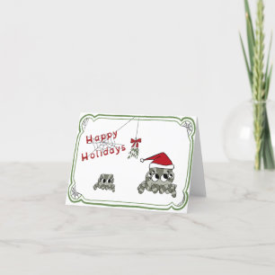 Silly Spiders Holiday Card