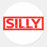 Silly Stamp Classic Round Sticker