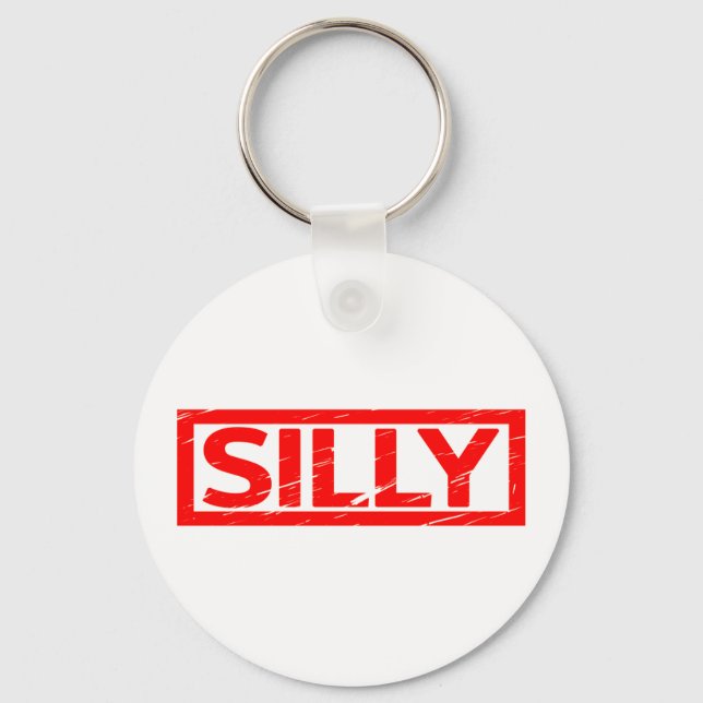 Silly Stamp Keychain (Front)