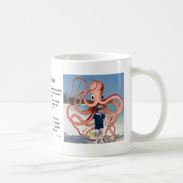 Silly Stories: Man-eating Octopus Coffee Mug (Right)