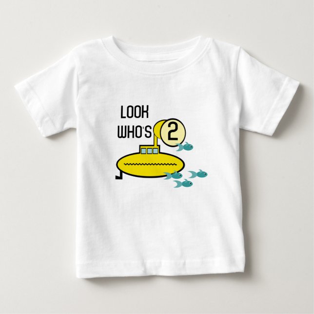 Silly Submarine Baby T-Shirt (Front)