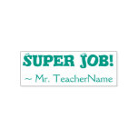 [ Thumbnail: Silly "Super Job!" Assignment Marking Rubber Stamp ]