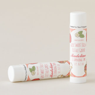 Silly Sweet Goose Strawberries Birthday Lip Balm