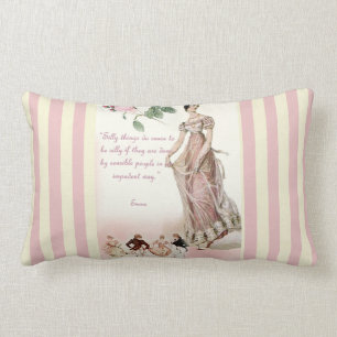 Silly Things - Jane Austen Quote Lumbar Pillow