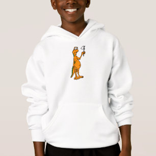Silly Toothless Dragon with White Flag Cute Hoodie