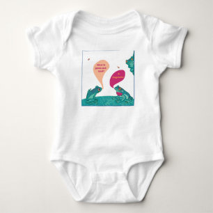 Silly Tree Frogs - Blue & Green Baby Bodysuit