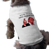 Silly Trump Dog Sweater "gonna be yuuge" Shirt (Back)