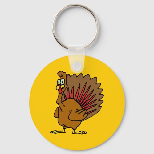 Silly Turkey Keychain