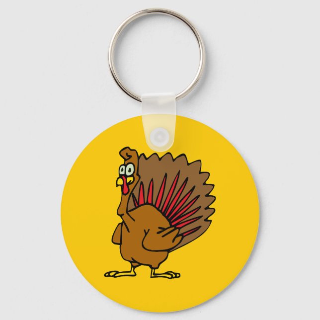 Silly Turkey Keychain (Front)