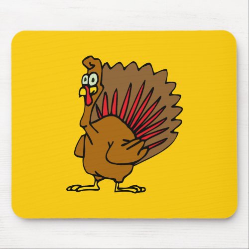 Silly Turkey Mouse Pad