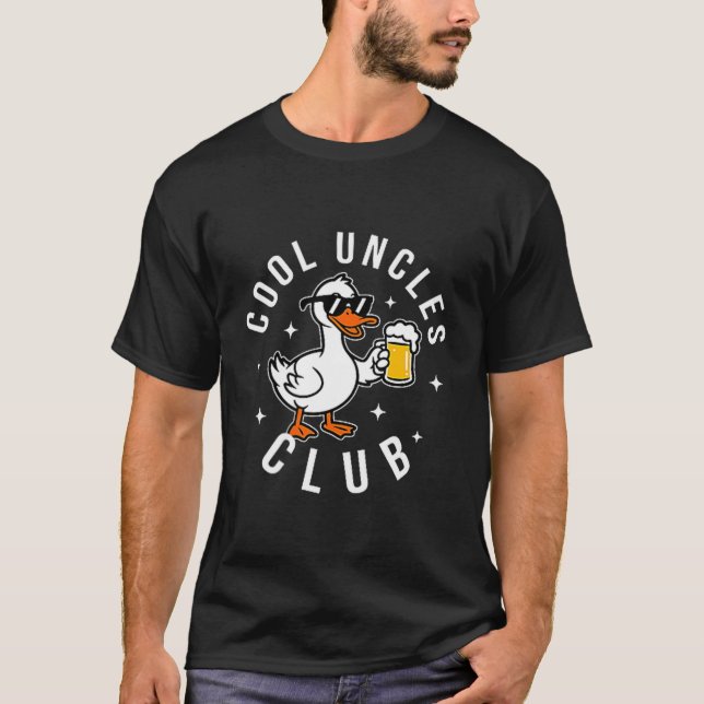 Silly Uncle Goose Cool Uncles Club Shirt Men Uncle (Front)