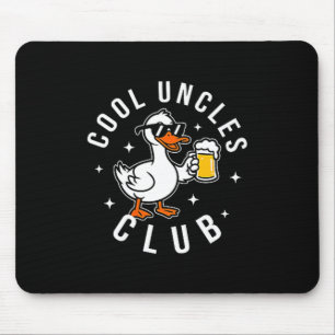 Silly Uncle Goose Cool Uncles Club Shirt Men Uncle Mouse Pad