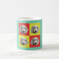 Silly Weimaraner Pop Art